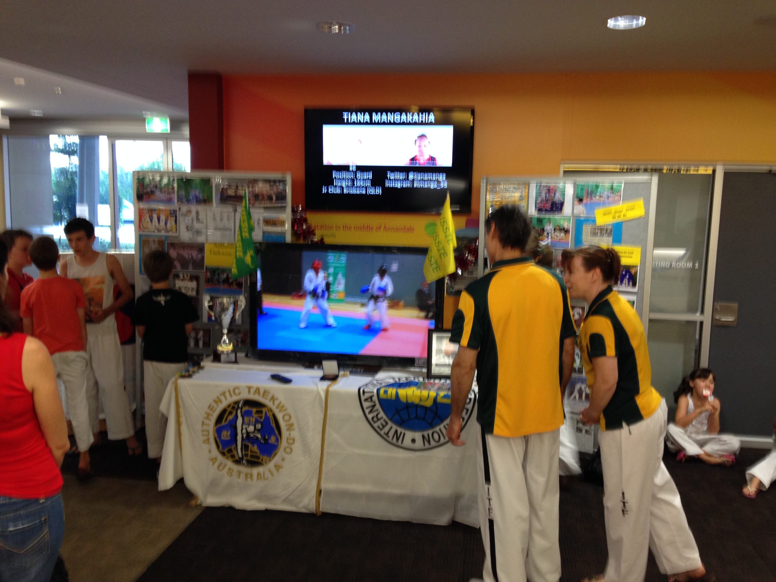13Dec13 ATKD Townsville Demo at WNBL Townsville Fire (2)